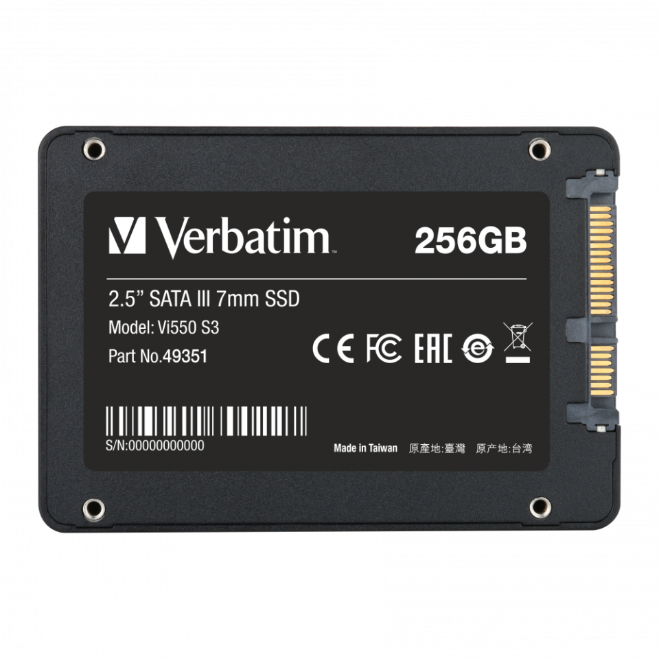 VERBATIM 256GB SSD VI550 S3 2.5'' - 49351