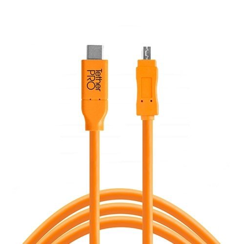 Tether Tools TetherPro USB-C to 8-Pin Mini-USB 2.0 Kablo CUC2615-ORG