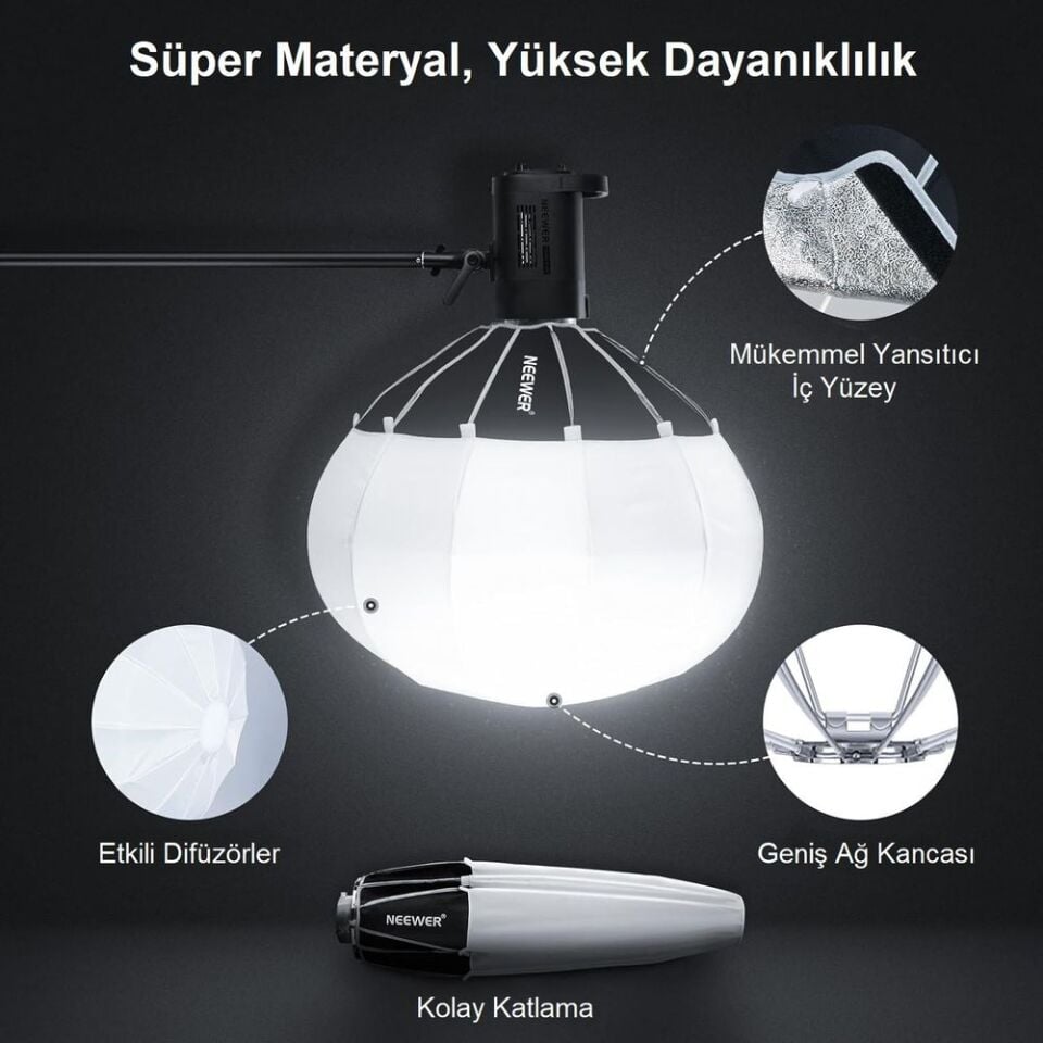 NEEWER NS50L Hızlı Kurulan 50cm Fener Softbox