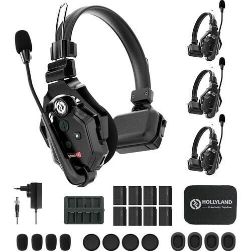 Hollyland Solidcom C1-4S Kablosuz İnterkom Sistemi (4 Kullanıcı)