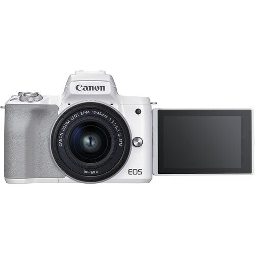 Canon EOS M50 Mark II 15-45mm Lens Kit (Beyaz)