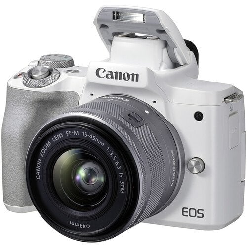Canon EOS M50 Mark II 15-45mm Lens Kit (Beyaz)