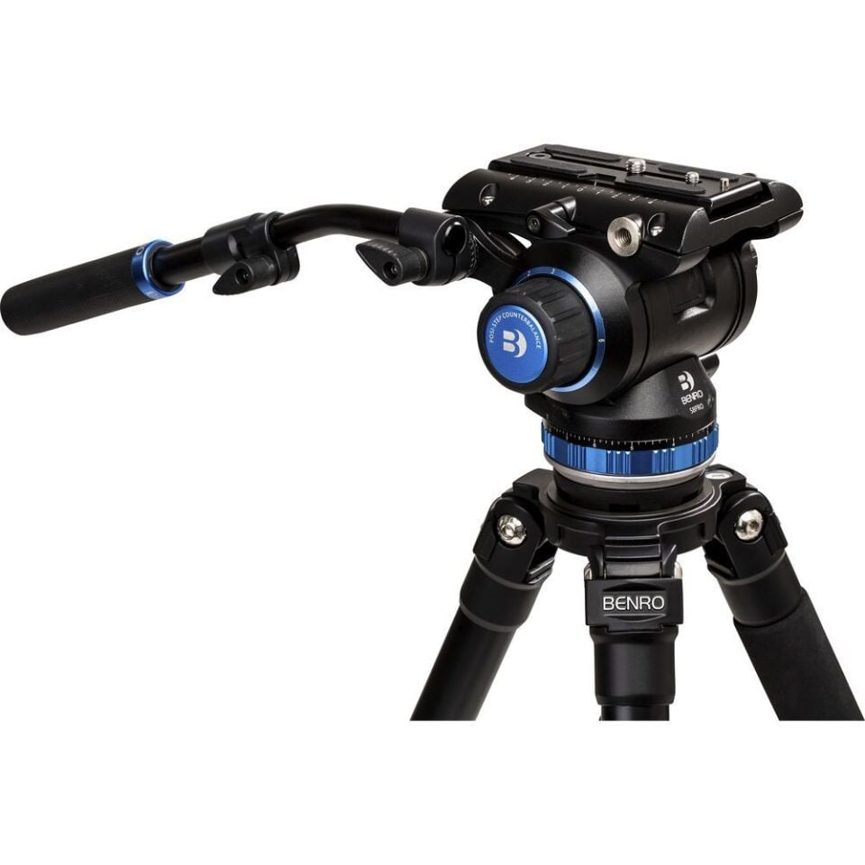 Benro C-373FBS8PRO Carbon Fiber Hidrolik Profesyonel Video Tripod Kit