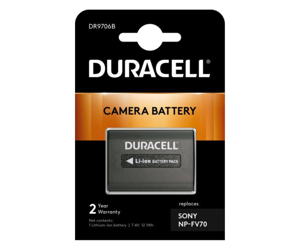 Duracell DR9706B Sony NP-FV70 Kamera Pili