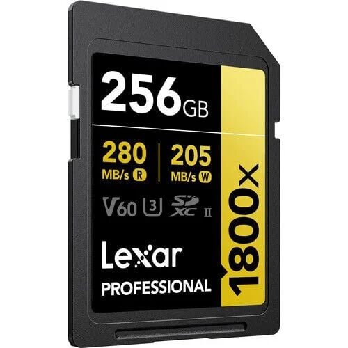 Lexar 256GB 1800x Profesyonel UHS-II SDXC Hafıza Kartı