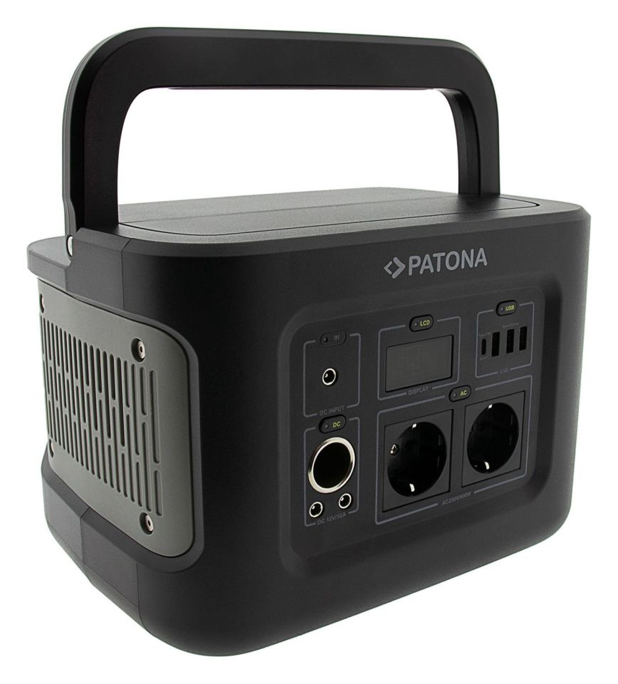 Patona 9982 Platinum Taşınabilir Güç İstasyonu 600Wh 600W/230V