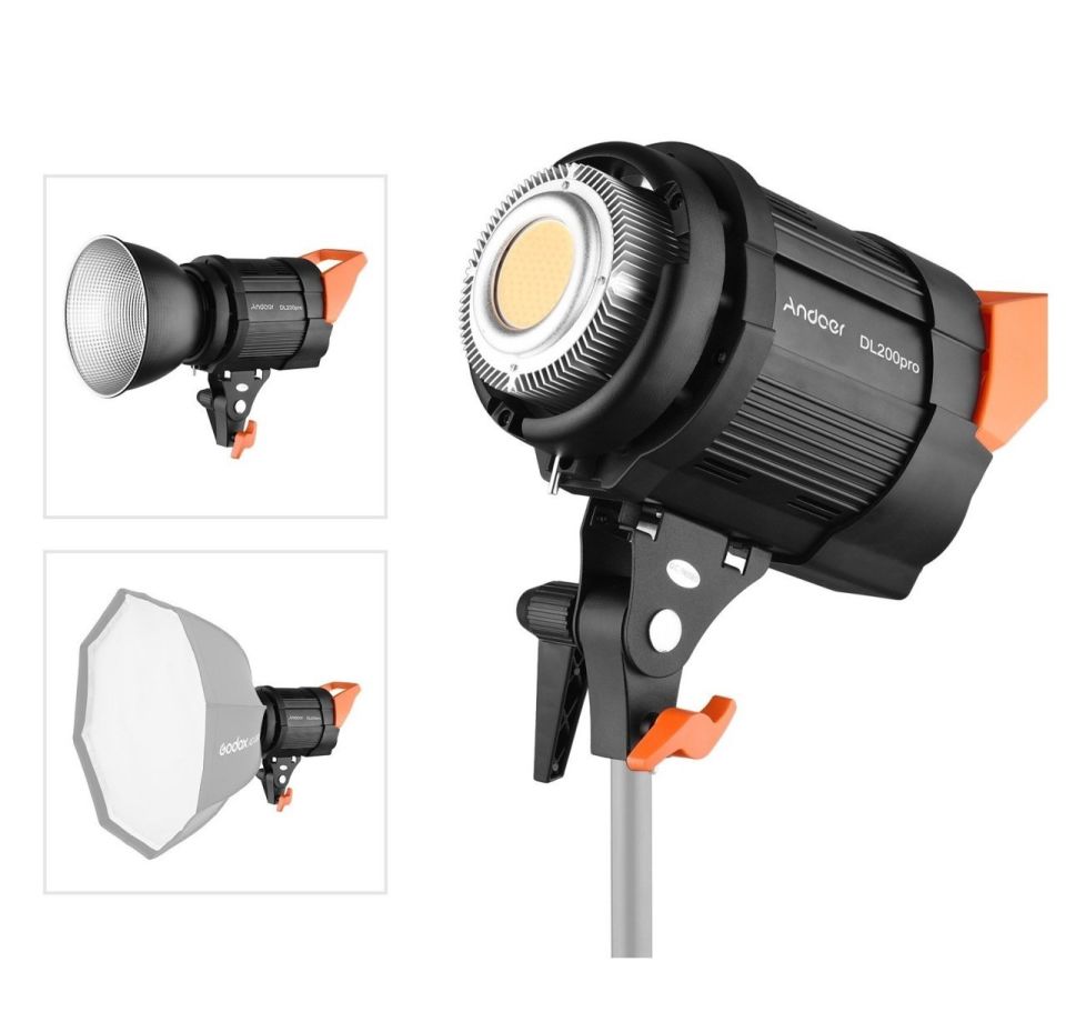 Andoer DL200 Pro (200watt) Bicolor Video Çekim Işığı