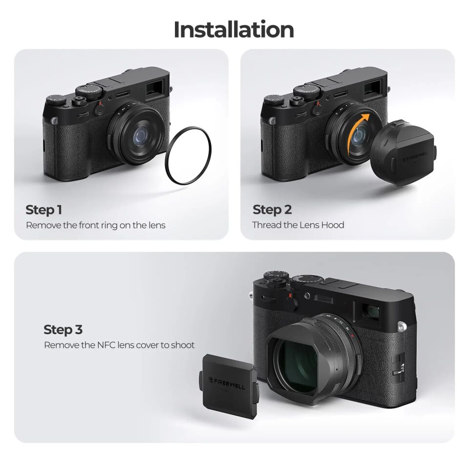 Freewell Fuji X100VI Real Lens Hood