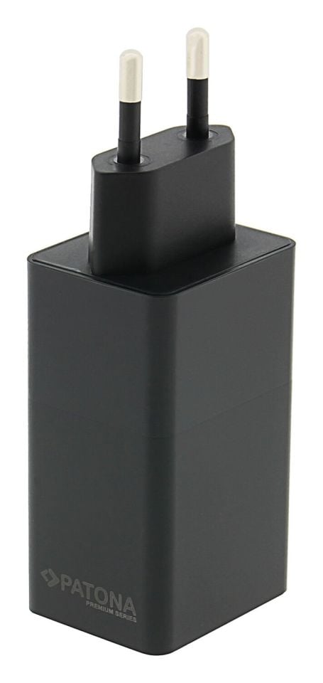 Patona Premium GaN PD65W Adaptör 2xUSB-C 1xUSB-A PD3.0 QC3.0