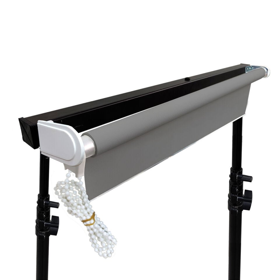 Stüdyo Teknik Gri 190X400Cm Taşınabilir Fon