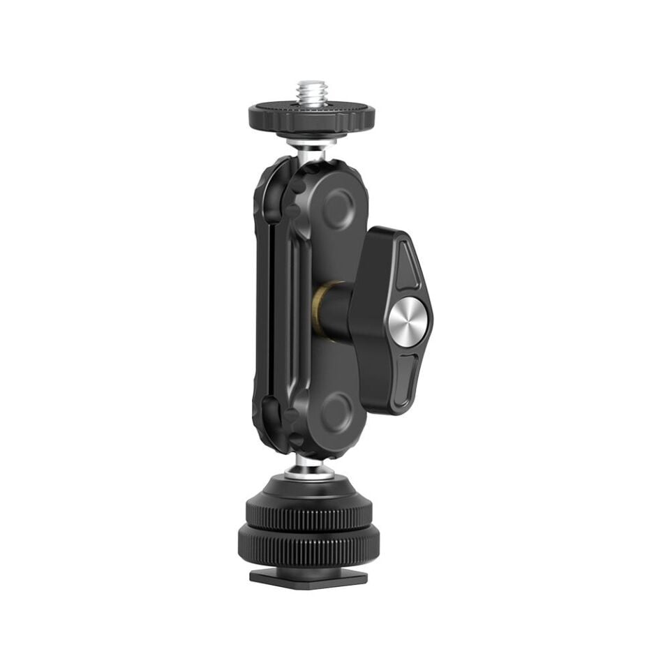Ulanzi R098 Double Ball Head Magic Arm (1/4''-20 ve Cold Shoe)