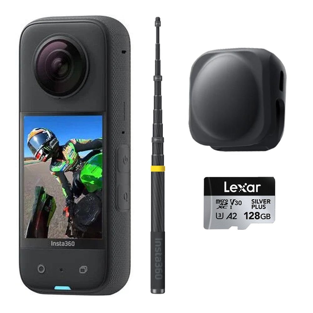 Insta360 X3 Extended Edition Selfie Stick Kit (3m) + 128GB Hafıza Kartı
