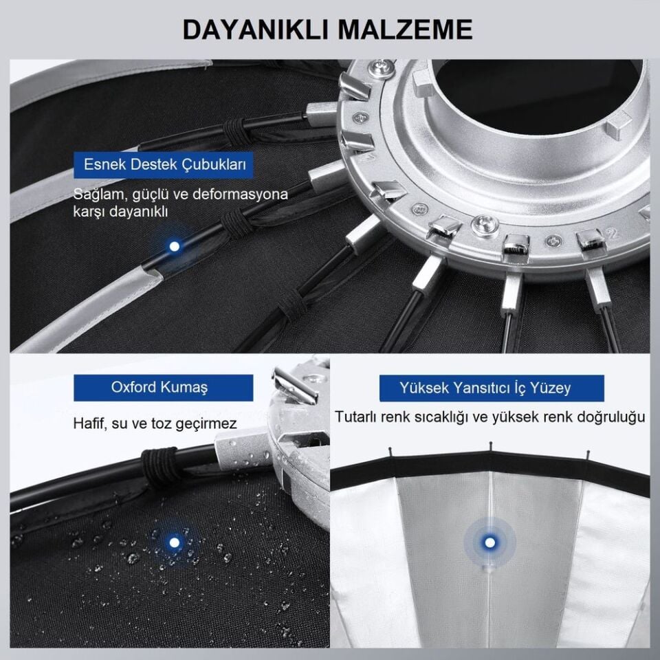 NEEWER 55cm Parabolic Softbox