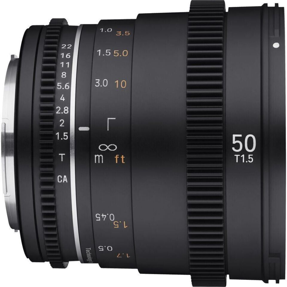 SAMYANG 50mm T1.5 Mark II Canon RF Mount Cine Lens