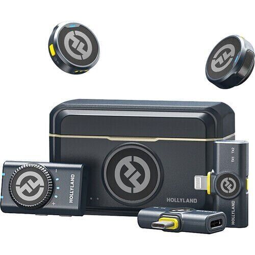 Hollyland Lark M2 Combo Kablosuz Mikrofon Sistemi