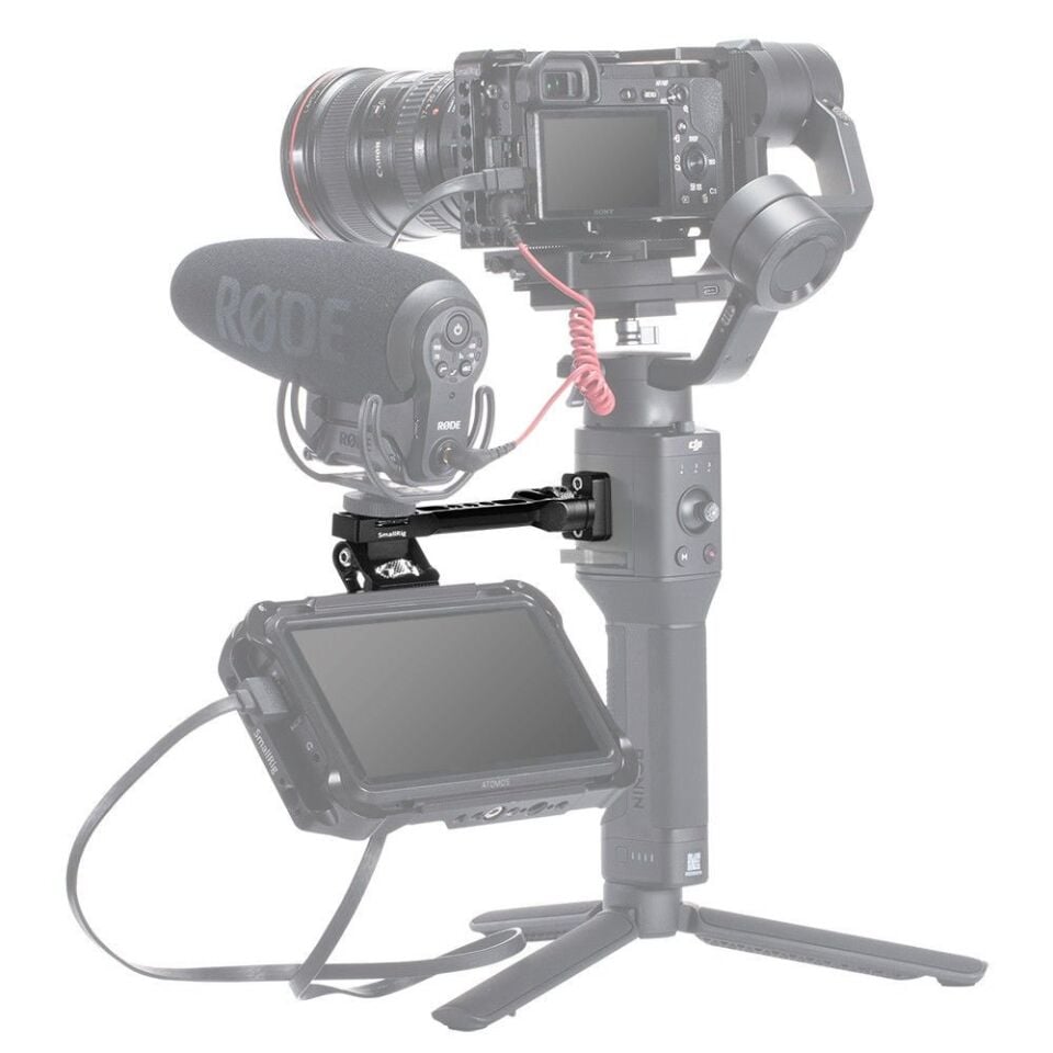 SmallRig BSE2386 Ronin-S / Ronin-SC / DJI RS 2 / RSC 2 / RS 3 / RS 3 Pro / RS 3 Mini / RS 4 / RS 4 Pro  Zhiyun Crane 3 / Weebill  Lap için  Monitör Montaj Desteği