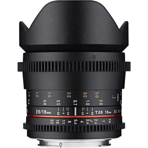 Samyang 16mm T2.6 ED AS UMC Full Frame Fujifilm X Mount Cine Lens