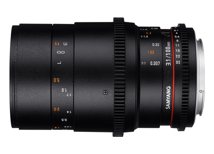 Samyang 100mm T3.1 ED UMC Canon EF Makro Cine Lens