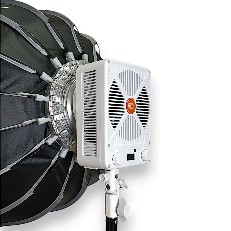 Gdx ML230W Bicolor Video Led 65cm Parabolic Softbox 260cm Işık Ayaklı İkili Sürekli Işık Seti