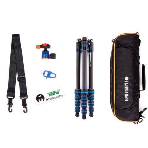 3 Legged Thing Punks Brian 2.0 Karbon Fiber Tripod Kit ve AirHed Neo 2 Kafa - Mavi