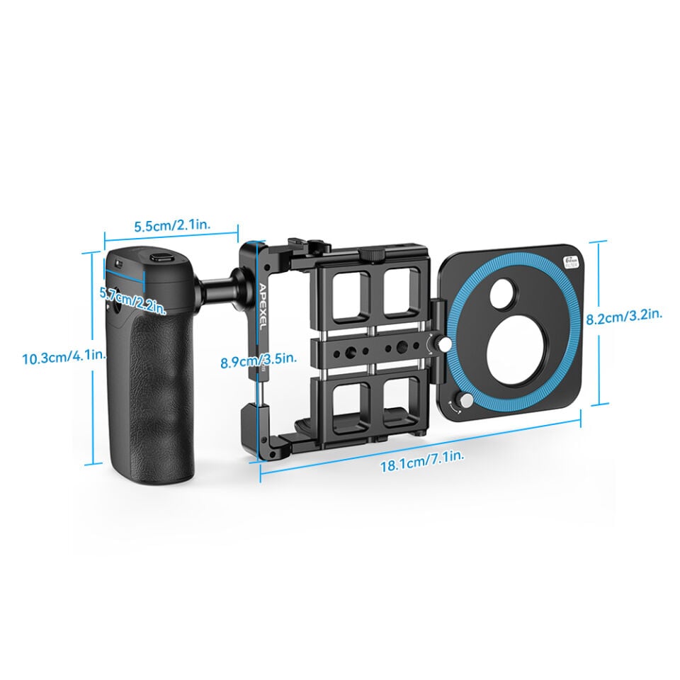 Apexel VideoRig 2 Pro Kiti