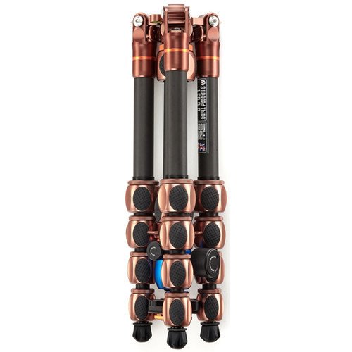 3 Legged Thing Leo 2.0 Carbon Fiber Tripod Sistemi ( Tripod ve AirHed Pro Lever Kafa) -Bronz