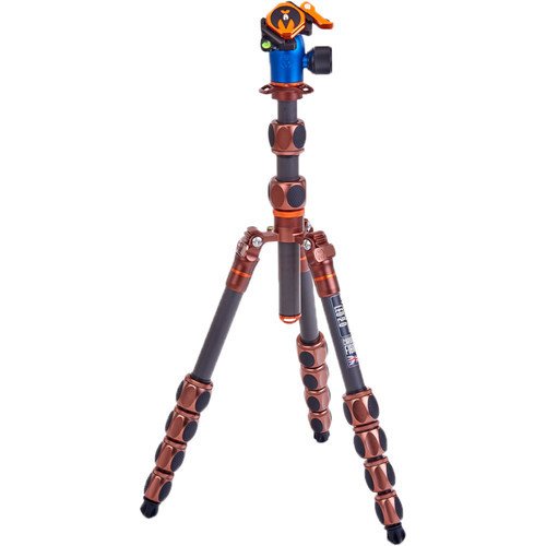 3 Legged Thing Leo 2.0 Carbon Fiber Tripod Sistemi ( Tripod ve AirHed Pro Lever Kafa) -Bronz