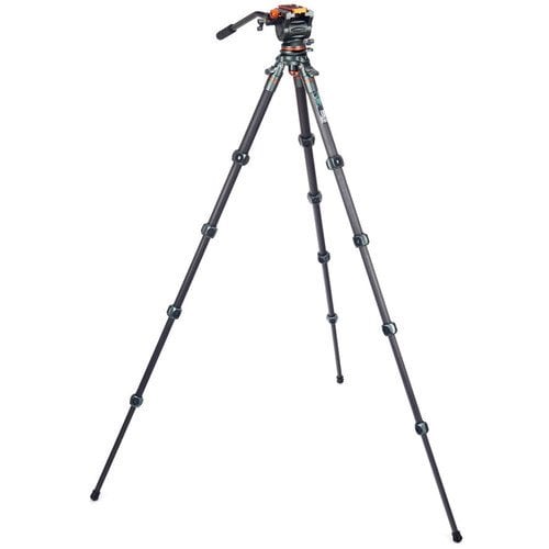 3 Legged Thing Legends Jay Carbon Fiber Levelling Base Tripod Sistemi ve AirHed Cine Arca Kafa