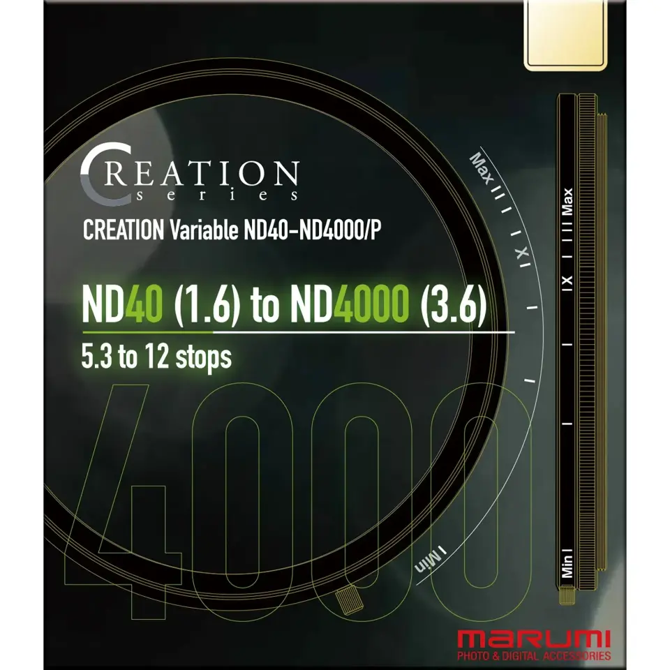 Marumi CREATION Variable ND40-ND4000/P 82 mm