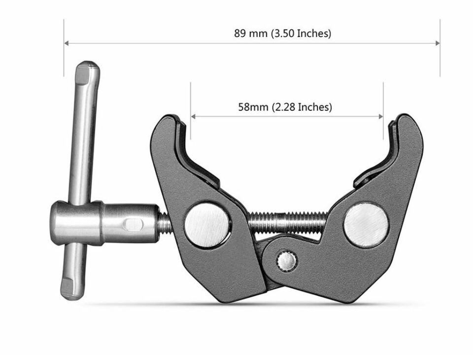 SmallRig 2058 İkili 1/4''-3/8'' Süper Clamp Seti