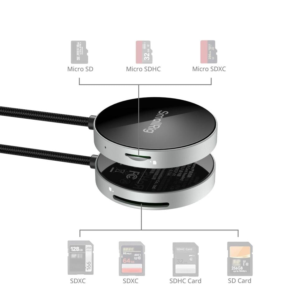 SmallRig 4869 SD 3.0  / Micro SD Kart  Hafıza Kartı Okuyucu