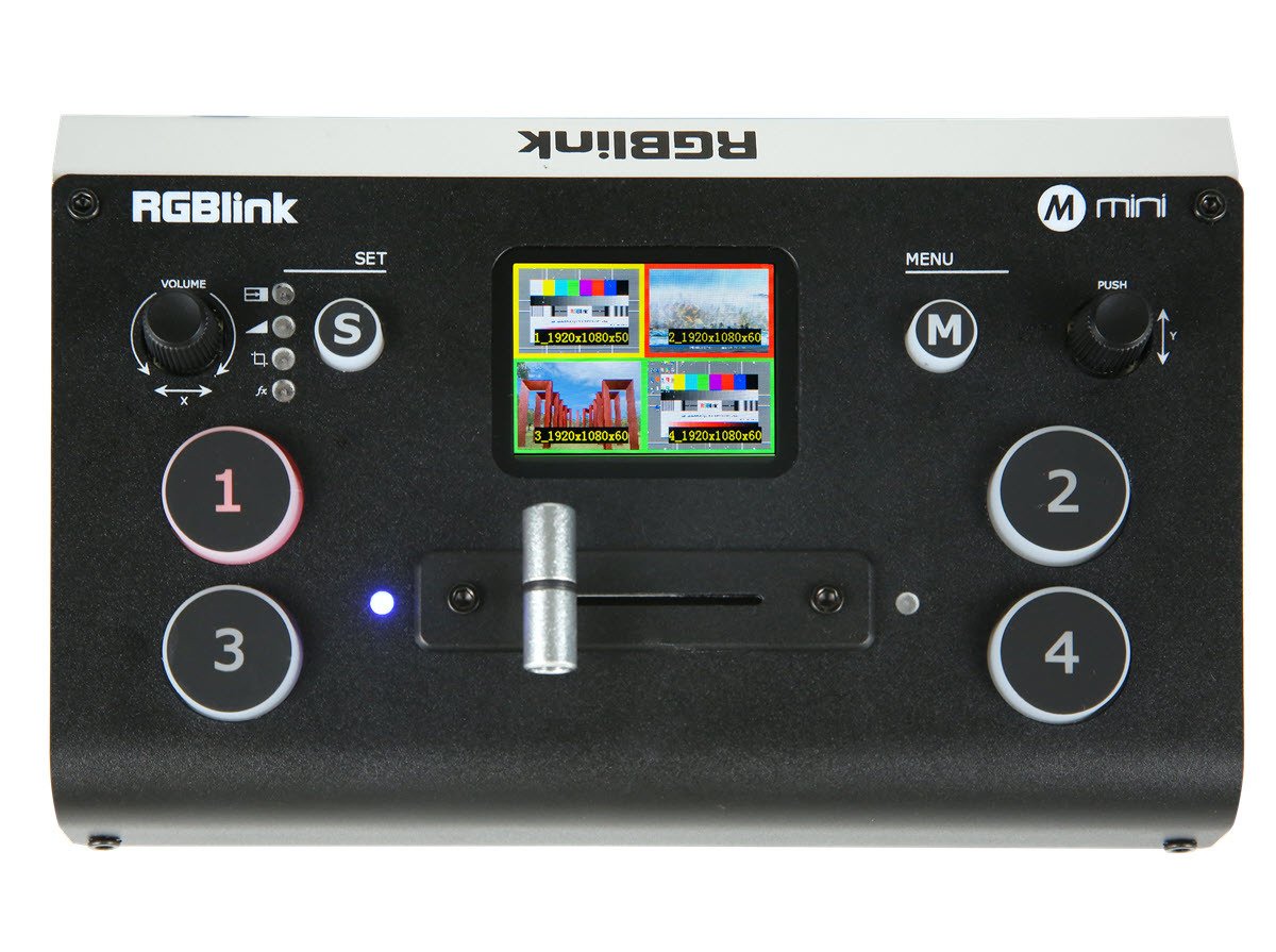 RGBlink Mini - 4 Kanal HDMI Live Streaming Production Switcher