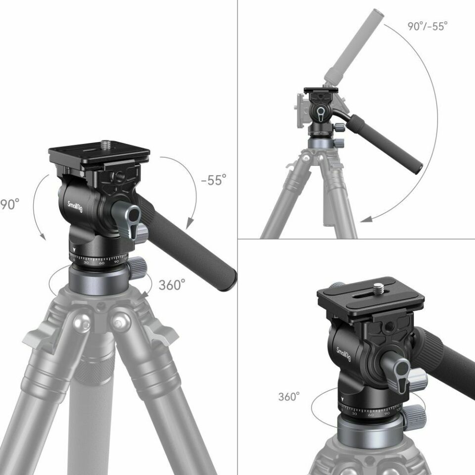 SmallRig 4170B CH20 Tesviye Tabanlı Video Kafası