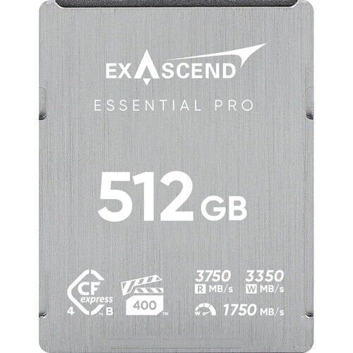 Exascend Essential Pro 512GB CF Express 4.0 Type B Hafıza Kartı