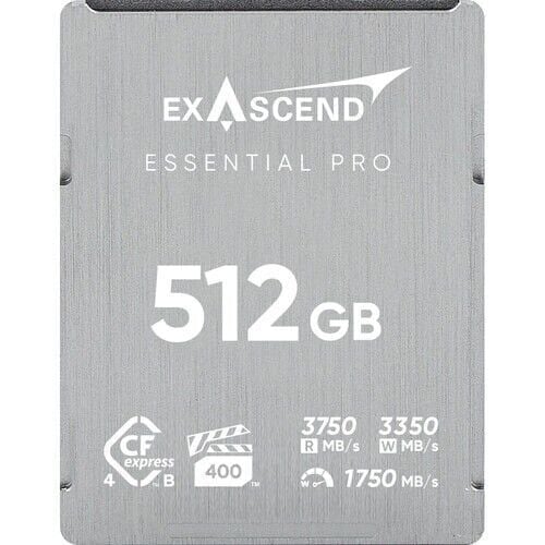 Exascend Essential Pro 512GB CF Express 4.0 Type B Hafıza Kartı