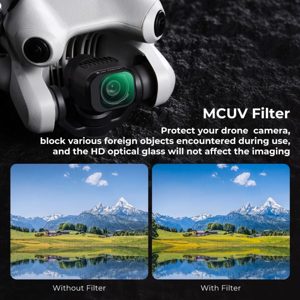 K&F DJI Mini 4 Pro UV Filtresi