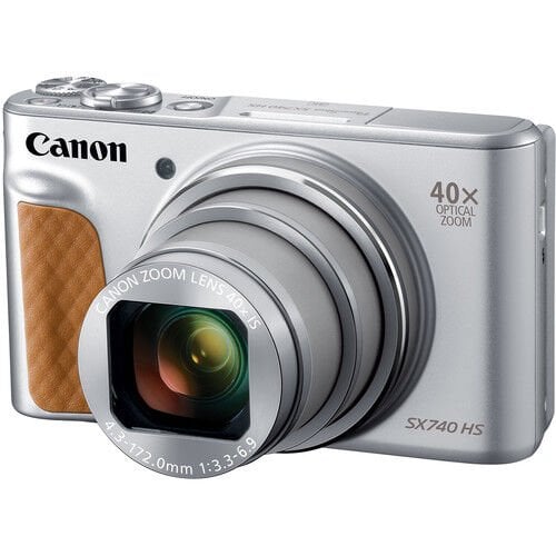 Canon PowerShot SX740 HS Fotoğraf Makinesi Light Edition Silver