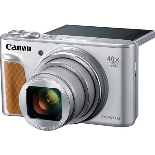 Canon PowerShot SX740 HS Fotoğraf Makinesi Light Edition Silver