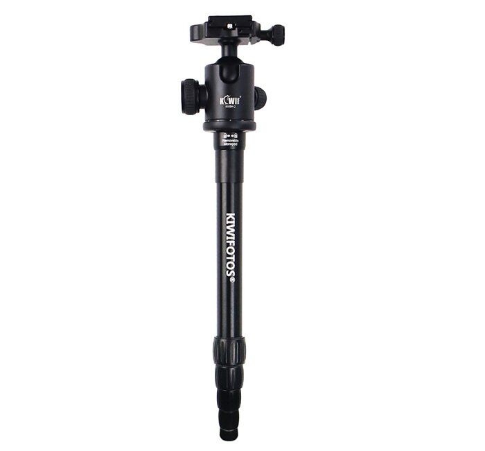 Kiwifotos  Profesyonel Ball Head 160 cm. Tripod  (Monopoda Dönüşebilir)