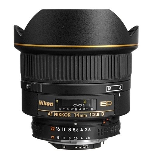 Nikon AF 14mm f/2.8D ED Lens