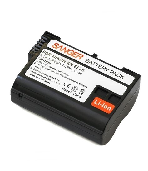 Sanger EN-EL15 Nikon Fotoğraf Makinesi Batarya Pil
