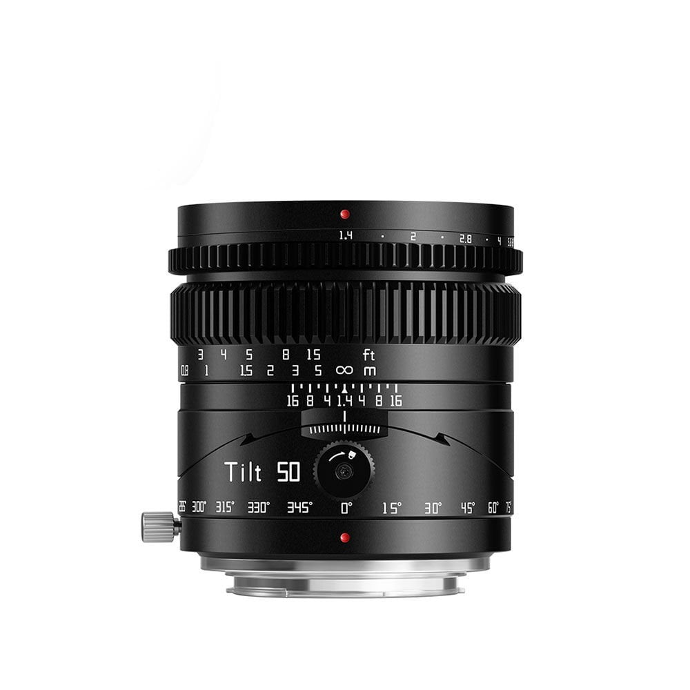 TTArtisan Tilt 50mm F1.4 Lens (Canon RF, Siyah)