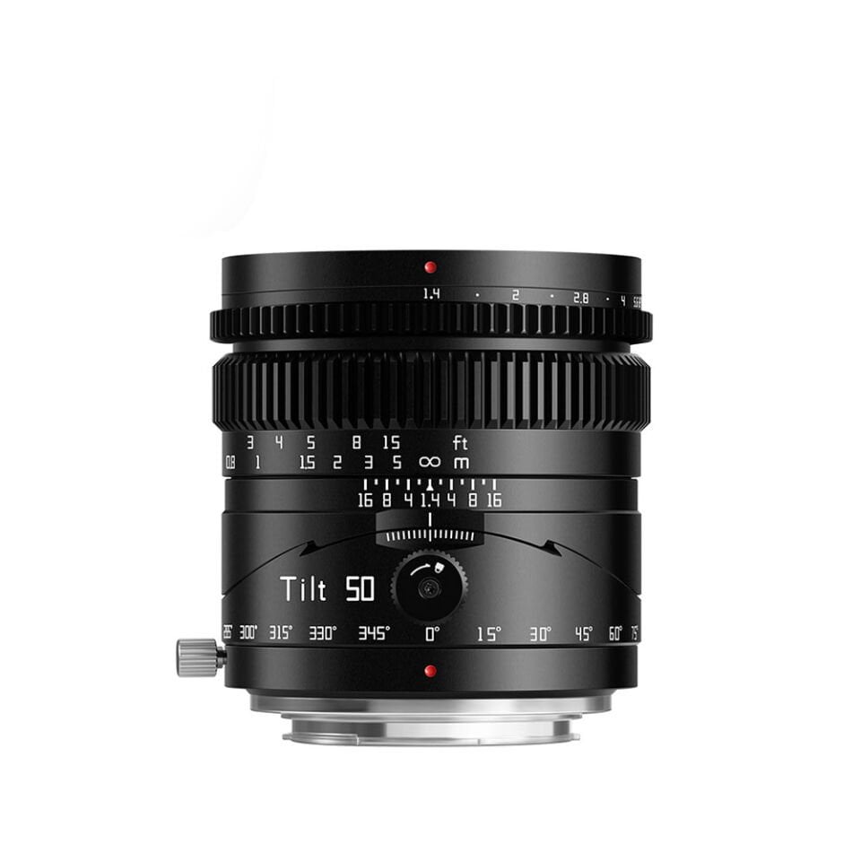 TTArtisan Tilt 50mm F1.4 Lens (Canon RF, Siyah)