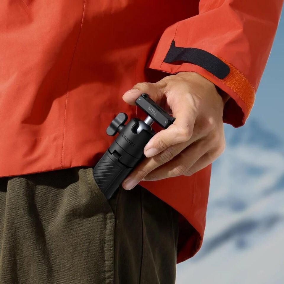 Ulanzi MT66 Osmo Action Uyumlu ClipMate Tripod ve Çanta Askısı - S041