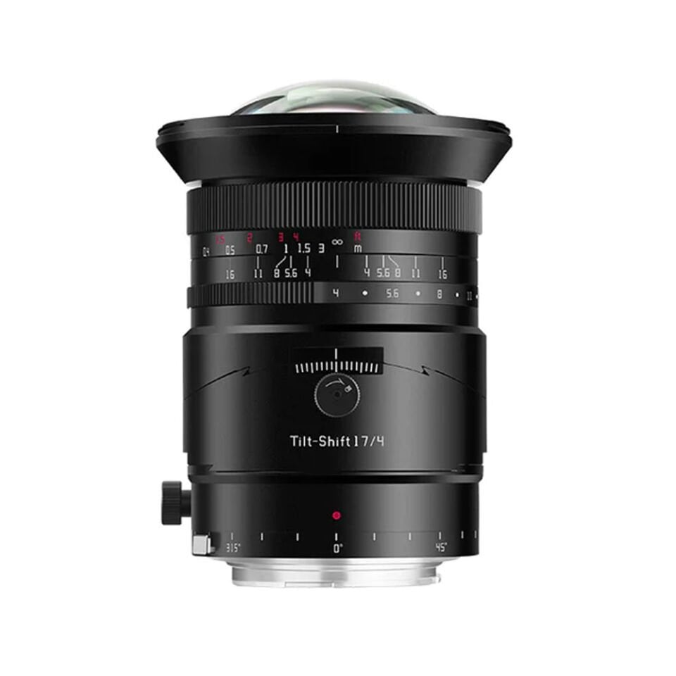 TTArtisan Tilt-Shift 17mm F4 ASPH. Lens (Canon RF, Siyah)