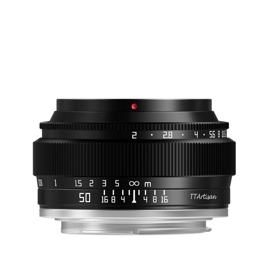 TTArtisan 50mm F2.0 Multi Mounts Lens (Sony E, Siyah)