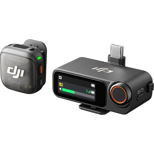 DJI Mic 3 Kompakt Dijital Kablosuz Mikrofon Sistemi (Tek Kişilik)