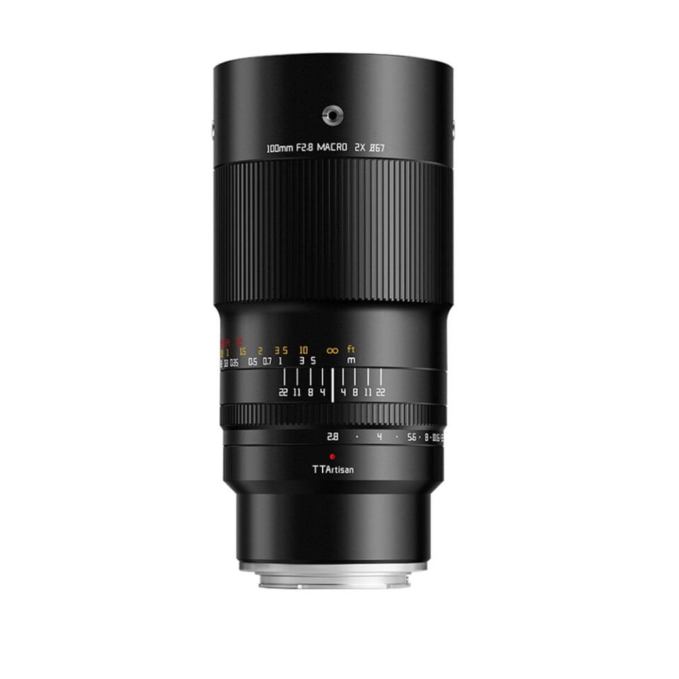 TTArtisan 100mm F2.8 2X Macro Lens (Canon RF, Siyah)