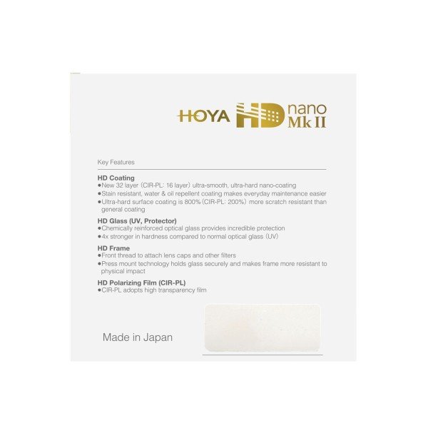 Hoya 77mm HD Nano MK II Circular Polarize Filtre