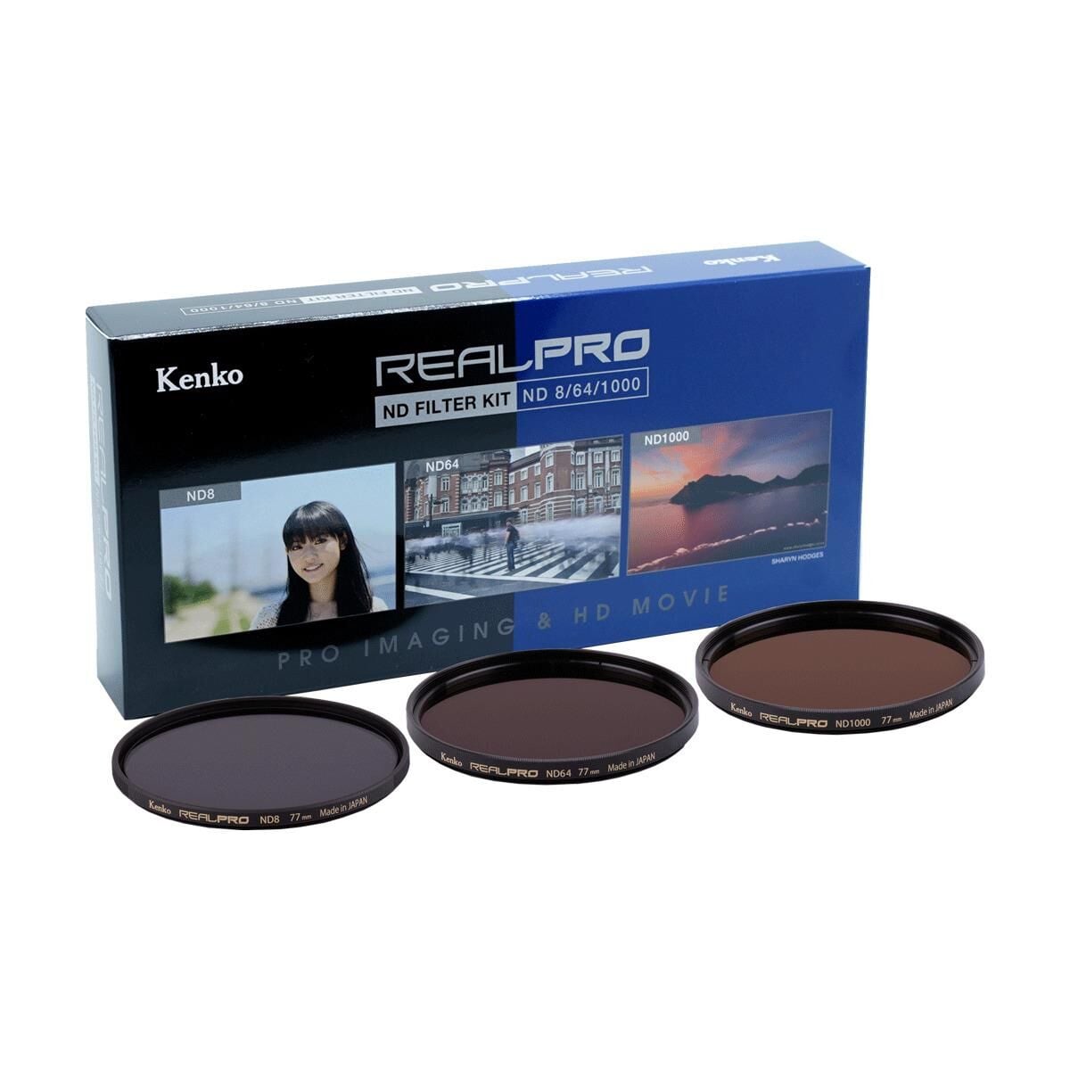 Kenko 72 mm Real Pro ND Filtre Seti (ND8, ND64, ND1000)
